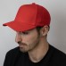 Бейсболка "Boston", 5 клиньев, металлическая застежка, ярко-красный, 100% хлопок,плотность 350 г/м2 Бейсболка "Boston", 5 клиньев, металлическая застежка, ярко-красный, 100% хлопок,плотность 350 г/м2