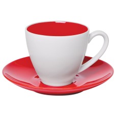 Чайная пара "Galena" в подарочной упаковке, красный, 200мл, фарфор Чайная пара "Galena" в подарочной упаковке, красный, 200мл, фарфор