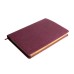 Ежедневник недатированный портфолио Mark, А5, бордовый, кремовый блок, золотой срез Ежедневник недатированный портфолио Mark, А5, бордовый, кремовый блок, золотой срез