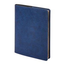 Ежедневник недатированный портфолио Mark, А5, темно-синий, кремовый блок, золотой срез Ежедневник недатированный портфолио Mark, А5, темно-синий, кремовый блок, золотой срез