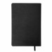 Ежедневник недатированный портфолио Mark, А5, черный, кремовый блок, золотой срез