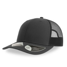 Бейсболка BRYCE, 6 клиньев, сетка, 100 % переработанный полиэстер, застежка, темно-серый, черный Бейсболка BRYCE, 6 клиньев, сетка, 100 % переработанный полиэстер, застежка, темно-серый, черный