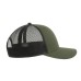 Бейсболка BRYCE, 6 клиньев, сетка, 100 % переработанный полиэстер, застежка, оливковый, черный Бейсболка BRYCE, 6 клиньев, сетка, 100 % переработанный полиэстер, застежка, оливковый, черный