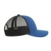 Бейсболка BRYCE, 6 клиньев, сетка, 100 % переработанный полиэстер, застежка, синий, черный Бейсболка BRYCE, 6 клиньев, сетка, 100 % переработанный полиэстер, застежка, синий, черный