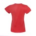 Футболка женская "California Lady", красный, L, 100% хлопок, 150 г/м2