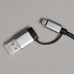 USB-хаб ROOT 8 в 1, серый, алюминий USB-хаб ROOT 8 в 1, серый, алюминий