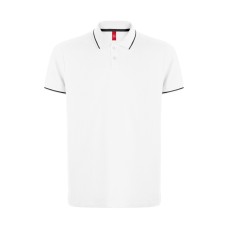 Рубашка-поло мужская SPECTRUM, к/р, белый/черный, 2XL, 100% хлопок, плотность 195 г/м2 Рубашка-поло мужская SPECTRUM, к/р, белый/черный, 2XL, 100% хлопок, плотность 195 г/м2