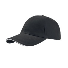 Бейсболка "LIBERTY SANDWICH",6 клиньев,сэндвич,металлич.застежка,т-серый с белым,100% хлопок,250 г/м Бейсболка "LIBERTY SANDWICH",6 клиньев,сэндвич,металлич.застежка,т-серый с белым,100% хлопок,250 г/м