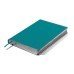 Ежедневник недатированный Montrose, А5, бирюзовый, кремовый блок, графитовый срез Ежедневник недатированный Montrose, А5, бирюзовый, кремовый блок, графитовый срез