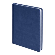 Ежедневник недатированный Bliss, А5, темно-синий, белый блок, без обреза Ежедневник недатированный Bliss, А5, темно-синий, белый блок, без обреза