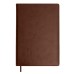 Ежедневник недатированный Bliss, А4, коричневый, белый блок, без обреза Ежедневник недатированный Bliss, А4, коричневый, белый блок, без обреза