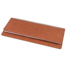 Планинг недатированный Bliss, коричневый, белый блок, без обреза Планинг недатированный Bliss, коричневый, белый блок, без обреза