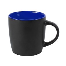 Кружка INTRO, черный с синим, 350 мл, керамика Кружка INTRO, черный с синим, 350 мл, керамика