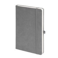 Бизнес-блокнот "Justy", 130*210 мм, серый, твердая обложка, резинка 7 мм, блок-линейка Бизнес-блокнот "Justy", 130*210 мм, серый, твердая обложка, резинка 7 мм, блок-линейка