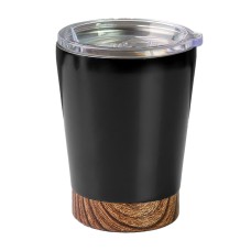 Термокружка CARBON, сталь, черный, 350 мл