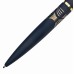 FARO, ручка шариковая, темно-синий/золотистый, металл, пластик, софт-покрытие