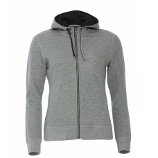 Толстовка женская Classic Hoody Full Zip, серый меланж_2XL, 85% хлопок, 15% вискоза, 300 грм2 Толстовка женская Classic Hoody Full Zip, серый меланж_2XL, 85% хлопок, 15% вискоза, 300 грм2