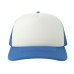 Бейсболка "RAPPER-S", 5 клиньев, пласт. заст, белый/синий,100% переработанный полиэстер, 80 г/м2 Бейсболка "RAPPER-S", 5 клиньев, пласт. заст, белый/синий,100% переработанный полиэстер, 80 г/м2