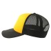 Бейсболка "RAPPER-S", 5 клиньев, пласт. заст, жёлтый/чёрный,100% переработанный полиэстер, 80 г/м2 Бейсболка "RAPPER-S", 5 клиньев, пласт. заст, жёлтый/чёрный,100% переработанный полиэстер, 80 г/м2