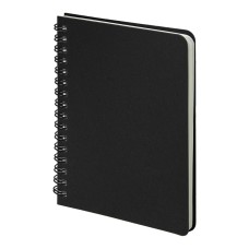 Блокнот на двойной пружине HELIX MINI, 105 х 150 мм, черный, блок в клетку Блокнот на двойной пружине HELIX MINI, 105 х 150 мм, черный, блок в клетку