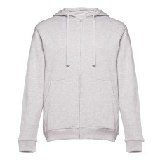 Толстовка мужская с капюшоном на молнии AMSTERDAM, серый меланж, XL, 50% хлопок, 50% п/э, 320 г/м2 Толстовка мужская с капюшоном на молнии AMSTERDAM, серый меланж, XL, 50% хлопок, 50% п/э, 320 г/м2
