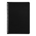 Блокнот на двойной пружине HELIX, 143 х 205 мм, черный с белым, блок в линейку Блокнот на двойной пружине HELIX, 143 х 205 мм, черный с белым, блок в линейку