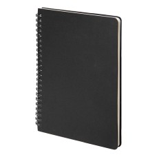 Блокнот на двойной пружине HELIX, 143 х 205 мм, черный, блок в линейку Блокнот на двойной пружине HELIX, 143 х 205 мм, черный, блок в линейку