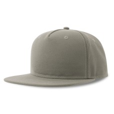 Бейсболка SNAP FIVE-S, 5 клиньев, пласт. застежка, серый, 100% переработанный полиэстер, 300 г/м2 Бейсболка SNAP FIVE-S, 5 клиньев, пласт. застежка, серый, 100% переработанный полиэстер, 300 г/м2