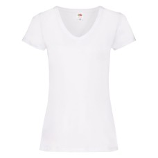 Футболка "Lady-Fit V-Neck T", белый_XS, 95% х/б, 5% эластан, 200 г/м2 Футболка "Lady-Fit V-Neck T", белый_XS, 95% х/б, 5% эластан, 200 г/м2