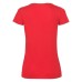 Футболка "Lady-Fit V-Neck T", красный_L, 95% х/б, 5% эластан, 210 г/м2