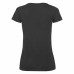 Футболка "Lady-Fit V-Neck T", черный_L, 95% х/б, 5% эластан, 210 г/м2