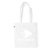 Сумка для покупок "Frilend", белая, 41x37 см, 100% полиэстер RPET Сумка для покупок "Frilend", белая, 41x37 см, 100% полиэстер RPET