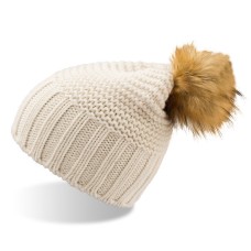 Шапка женская "MONTE", бежевый, 80% акрил, 15% шерсти, 5% вискоза Шапка женская "MONTE", бежевый, 80% акрил, 15% шерсти, 5% вискоза