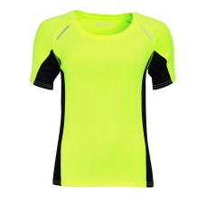 Футболка для бега "Sydney women", неоновый желтый_S, 92% полиэстер, 8% эластан, 180 г/м2 Футболка для бега "Sydney women", неоновый желтый_S, 92% полиэстер, 8% эластан, 180 г/м2