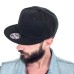 Бейсболка "SNAP BACK", 6 клиньев, пластик.застежка, белый с черным, 100% п/э,100% х/б, 400 гр/м2 Бейсболка "SNAP BACK", 6 клиньев, пластик.застежка, белый с черным, 100% п/э,100% х/б, 400 гр/м2