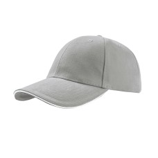 Бейсболка "LIBERTY SANDWICH",6 клиньев,сэндвич,металл.застежка, светло-серый,100% хлопок,250г/м2 Бейсболка "LIBERTY SANDWICH",6 клиньев,сэндвич,металл.застежка, светло-серый,100% хлопок,250г/м2