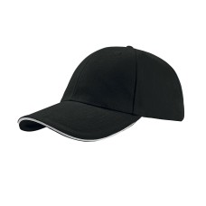 Бейсболка "LIBERTY SANDWICH",6 клиньев,сэндвич,металл. застежка, черный,100% хлопок,250г/м2 Бейсболка "LIBERTY SANDWICH",6 клиньев,сэндвич,металл. застежка, черный,100% хлопок,250г/м2
