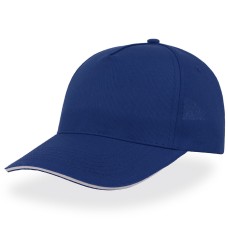 Бейсболка "START FIVE SANDWICH", 5 клиньев, застежка на липучке, ярко-синий, 100% хлопок, 160 г/м2 Бейсболка "START FIVE SANDWICH", 5 клиньев, застежка на липучке, ярко-синий, 100% хлопок, 160 г/м2