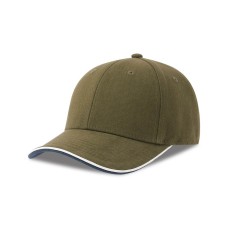 Бейсболка PILOT PIPING SANDWICH-S, 6 клиньев, металл.заст, оливковый, 100% хлопок, 355 г/м2 Бейсболка PILOT PIPING SANDWICH-S, 6 клиньев, металл.заст, оливковый, 100% хлопок, 355 г/м2