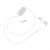 Наушники со светоотражателем и держателем RASUM, белый, 2х8,6х2,6 см, пластик Наушники со светоотражателем и держателем RASUM, белый, 2х8,6х2,6 см, пластик