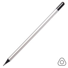 Карандаш чернографитный трехгранный IMAGE, HB, серебристый/черный, дерево Карандаш чернографитный трехгранный IMAGE, HB, серебристый/черный, дерево