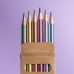 Цветные карандаши METALLIC, 6 цветов, дерево, картон Цветные карандаши METALLIC, 6 цветов, дерево, картон