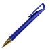 Ручка шариковая GLOSSY GOLD, синий металлик/золотой, пластик, металл Ручка шариковая GLOSSY GOLD, синий металлик/золотой, пластик, металл