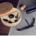 Набор для вина "Cork" (4 предмета), 15х4см, искусственная кожа, металл, лазерная гравировка Набор для вина "Cork" (4 предмета), 15х4см, искусственная кожа, металл, лазерная гравировка