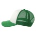 Бейсболка "RAPPER-S", 5 клиньев, пласт. заст, белый/зелёный,100% переработанный полиэстер, 80 г/м2 Бейсболка "RAPPER-S", 5 клиньев, пласт. заст, белый/зелёный,100% переработанный полиэстер, 80 г/м2