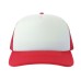 Бейсболка "RAPPER-S", 5 клиньев, пласт. заст, белый/красный,100% переработанный полиэстер, 80 г/м2 Бейсболка "RAPPER-S", 5 клиньев, пласт. заст, белый/красный,100% переработанный полиэстер, 80 г/м2
