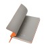Бизнес-блокнот FUNKY, 130*210 мм, оранжевый, серый форзац, мягкая обложка, в линейку Бизнес-блокнот FUNKY, 130*210 мм, оранжевый, серый форзац, мягкая обложка, в линейку