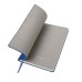 Бизнес-блокнот FUNKY, 130*210 мм, синий, серый форзац, мягкая обложка, блок-линейка Бизнес-блокнот FUNKY, 130*210 мм, синий, серый форзац, мягкая обложка, блок-линейка