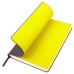 Бизнес-блокнот FUNKY, 130*210 мм, черный, желтый форзац, мягкая обложка, в линейку Бизнес-блокнот FUNKY, 130*210 мм, черный, желтый форзац, мягкая обложка, в линейку