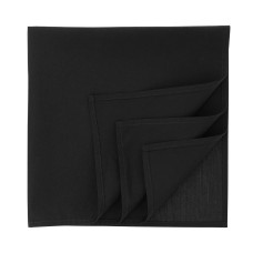 Бандана GOAL-S, чёрный, 100% переработанный полиэстер, 115 г/м2 Бандана GOAL-S, чёрный, 100% переработанный полиэстер, 115 г/м2